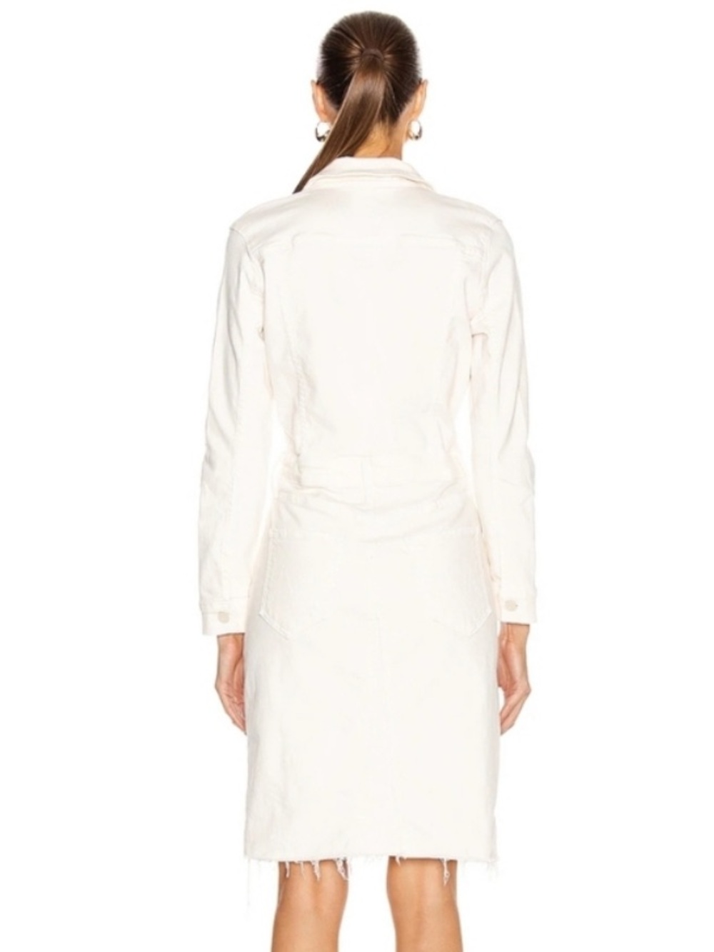 Mother White Denim Dress - Picture 2 of 14